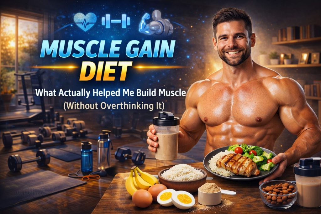 Muscle Gain Diet: What Actually Helped Me Build Muscle (Without Overthinking It)